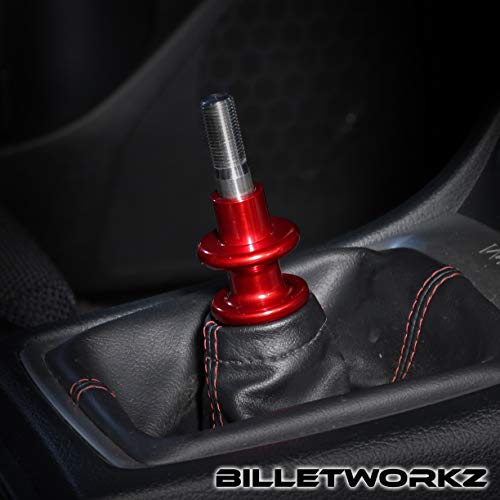 Billetworkz Short Throw Shifter for 2015-25 Subaru WRX, Red - Image 2
