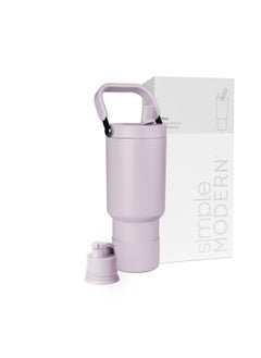 Simple Modern Simple Modern Trek Pivot | 30oz Flip Straw Tumbler with Handle | Water Bottle & Boot | Interchangeable Straw & Chug Lids | Insulated Stainless Steel Jug | Gym Sports Outdoors | Lavender Mist  - Image 1