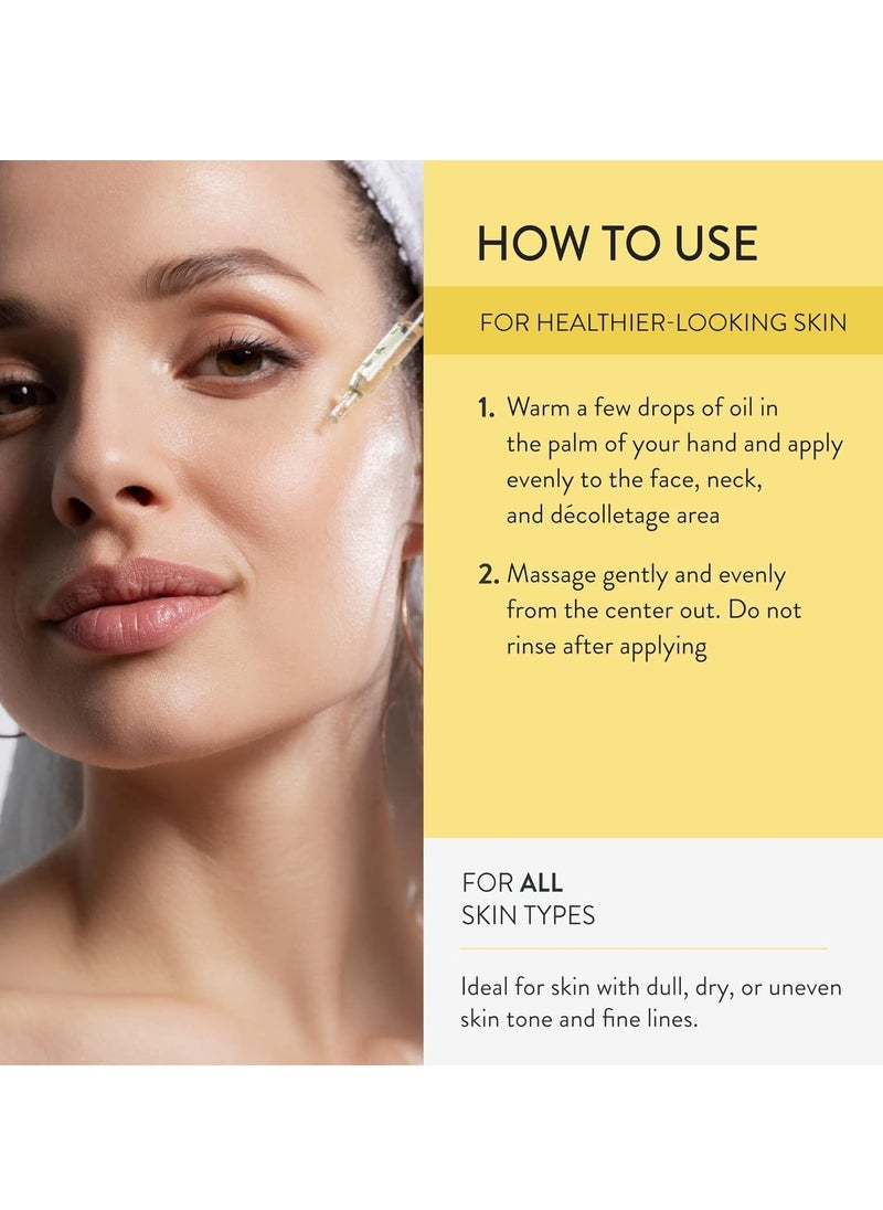 lancer Lancer Skincare Omega Hydrating Oil with Ferment Complex, Daily Facial-Oil Moisturizer Serum with Turmeric, 1 Fluid Ounce  - Image 3