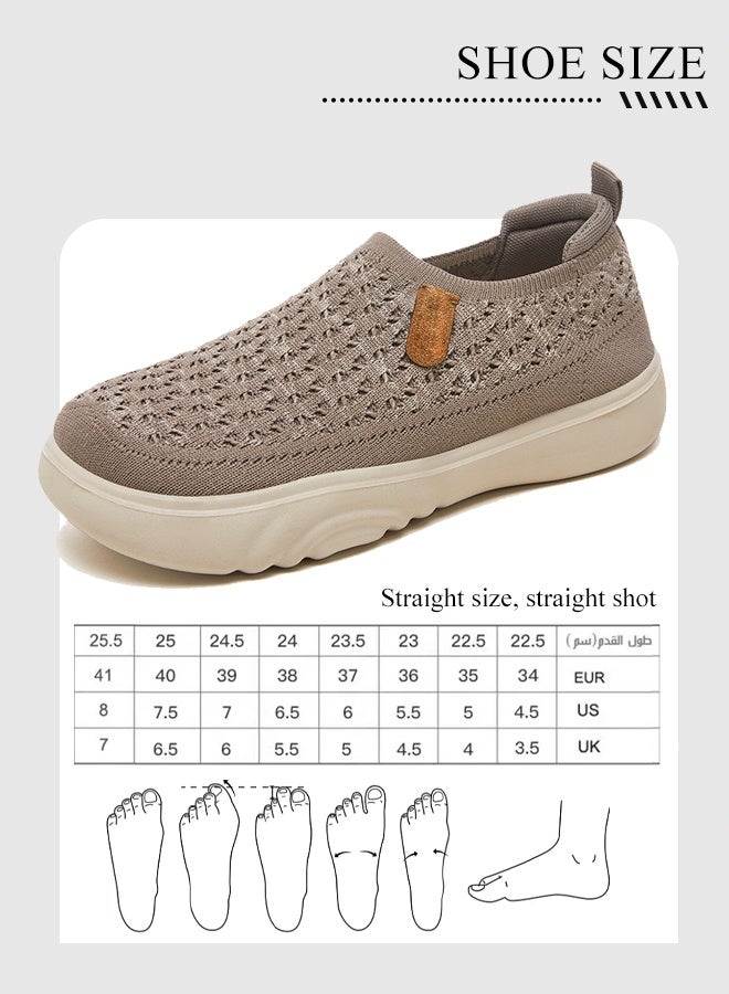 Ladies' sports shoes with mesh design, perfect for fitness running and casual wear. Lightweight, breathable, non-slip and ideal for gym wear. Comfortable and casual with built-in memory foam for tennis and jogging.  - Image 2