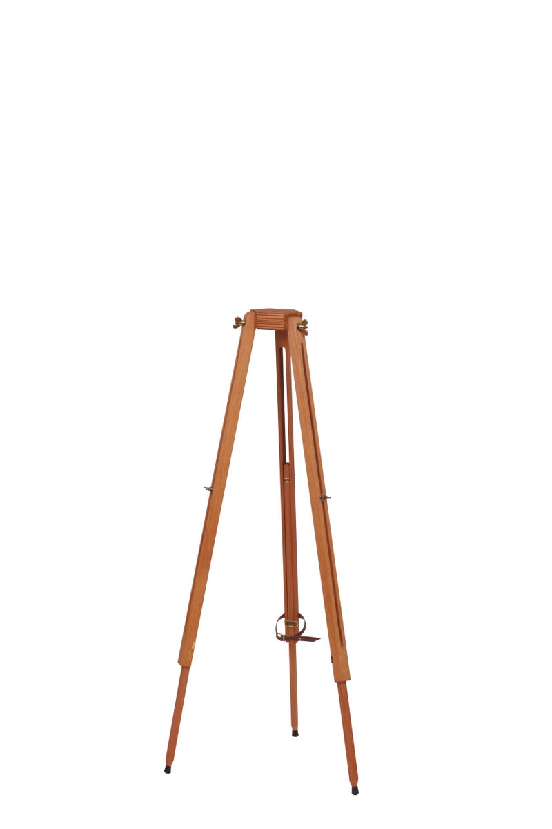 Mabef M/A30 Wooden Tripod. Oiled Beechwood Artist Support Stand for Pochade Boxes, Indoor/Outdoor, Supports up to 17 3/4 lbs - Image 1