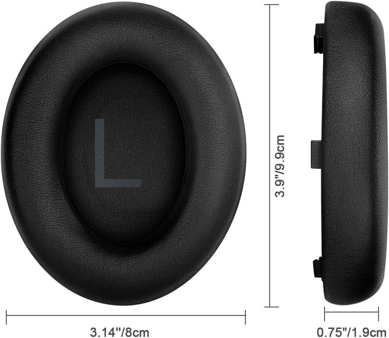 FUNI Bose Ear Pads Replacement Kit for Bose 700 Noise Cancelling Headphones (NC700), Softer PU Leather, Luxurious Memory Foam, Added Thickness, Extra Durable Ear Cushions (Black) - Image 4
