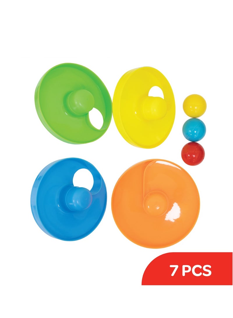 Moon Spiral Ball Ramp Tower Ball Drop And Roll Activity Playsets For Suitable From 12 Months And Above - Image 4