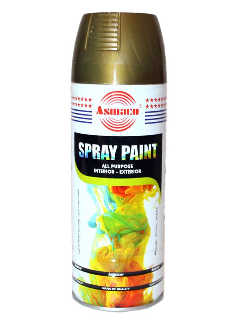 Asmaco Spray Paint Gold 400ml - Image 1