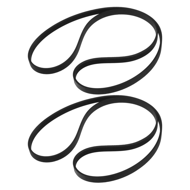 Generic The Lord of the Tools Pack of 2 5PJE1196 Drive Belt Washing Machine Rubber Belt 132353120 Compatible with AEG Compatible with Corbero Compatible with Electrolux  - Image 1