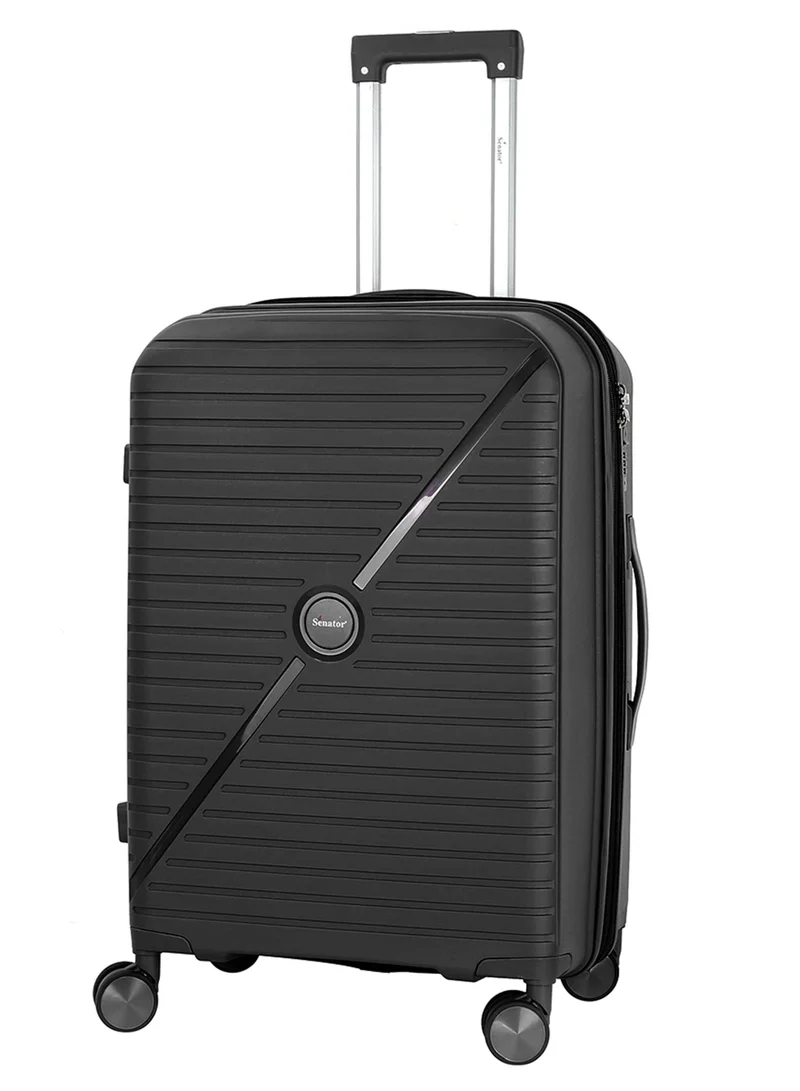 سيناتور حقيبة سفر بعجلات دوارة مزدوجة بسحاب آمن للجنسين