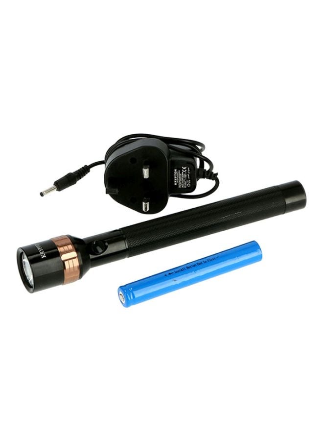 KRYPTON KNFL5120 Rechargeable LED Flashlight for Camping Hiking Trekking Outdoor Black/Copper - Image 5