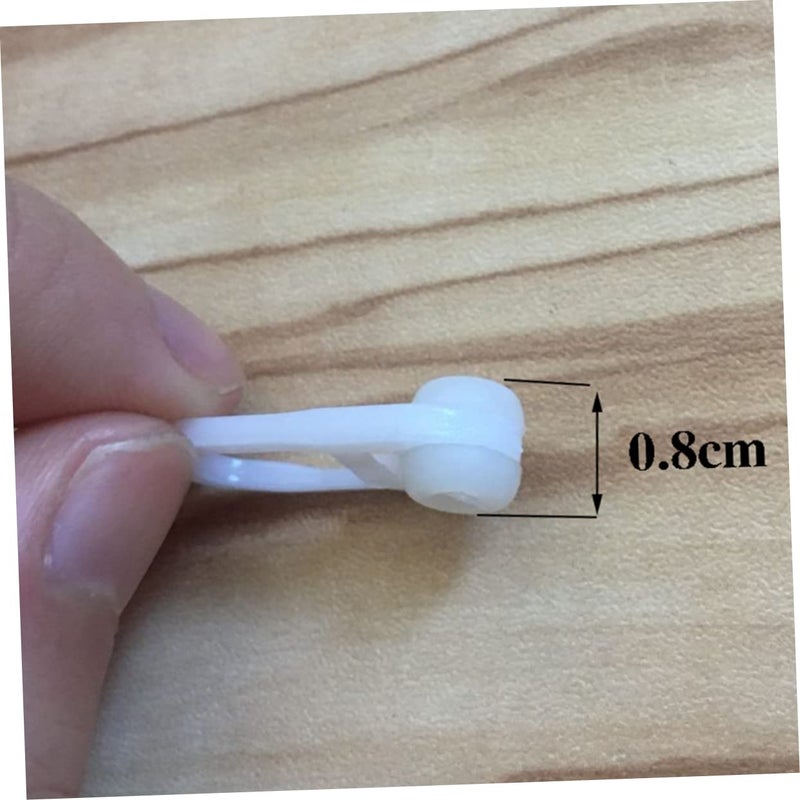 50 Pack Curtain Hanging Rings Sliding Ball Track Hooks Easy Install For Heavy Bedroom Bathroom Curtains - Image 3