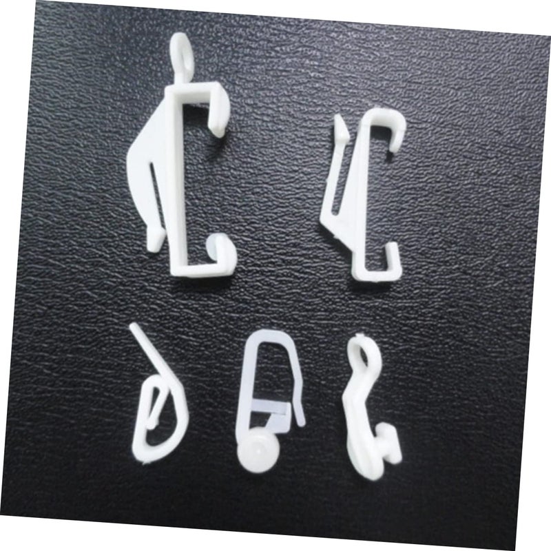 50 Pack Curtain Hanging Rings Sliding Ball Track Hooks Easy Install For Heavy Bedroom Bathroom Curtains - Image 4