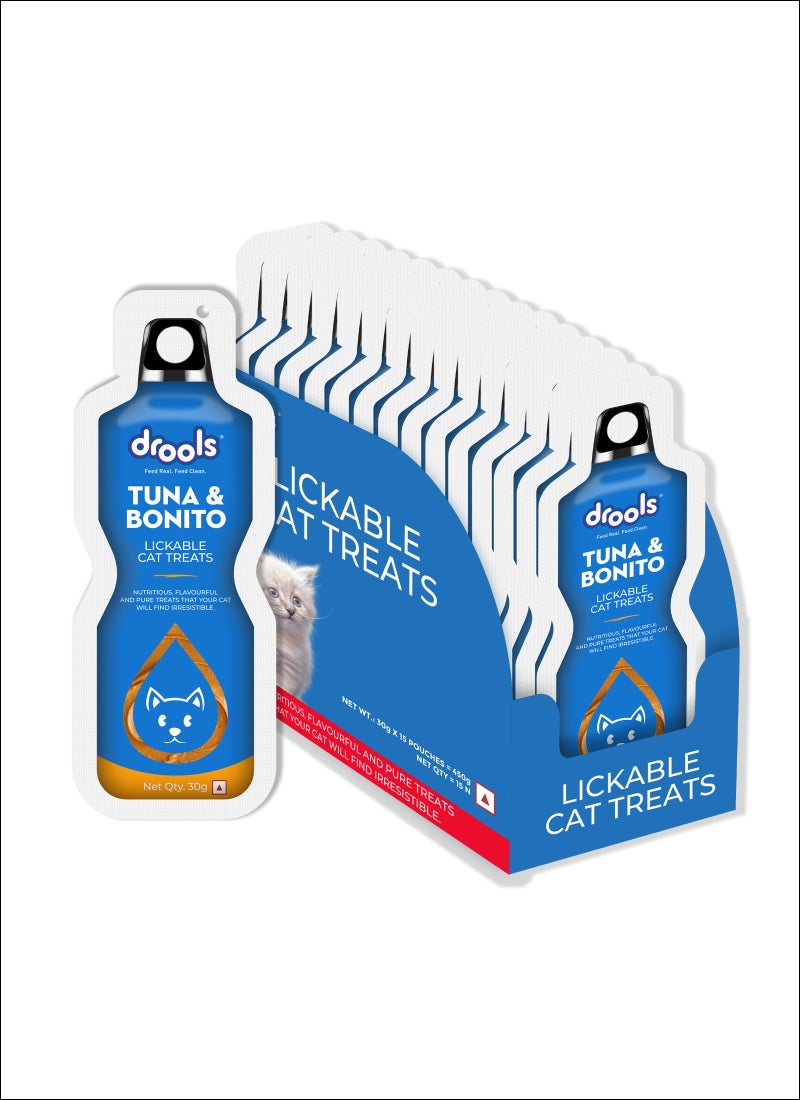 Drools علاج القطط الكريمي القابل للّعق بالتونة والبانيتو - Image 1