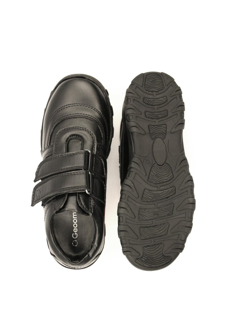 Geoomnii Boys School Shoes – Durable Black Formal Uniform Footwear for Kids | Anti-Slip Sole, Cushioned Insole, Easy Closure | Ideal for Daily Use & School Activities - Image 5