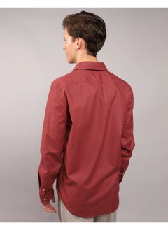 American Eagle Slim Fit Flex Oxford Button-Up Shirt  - Image 2