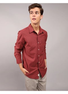 American Eagle Slim Fit Flex Oxford Button-Up Shirt  - Image 1