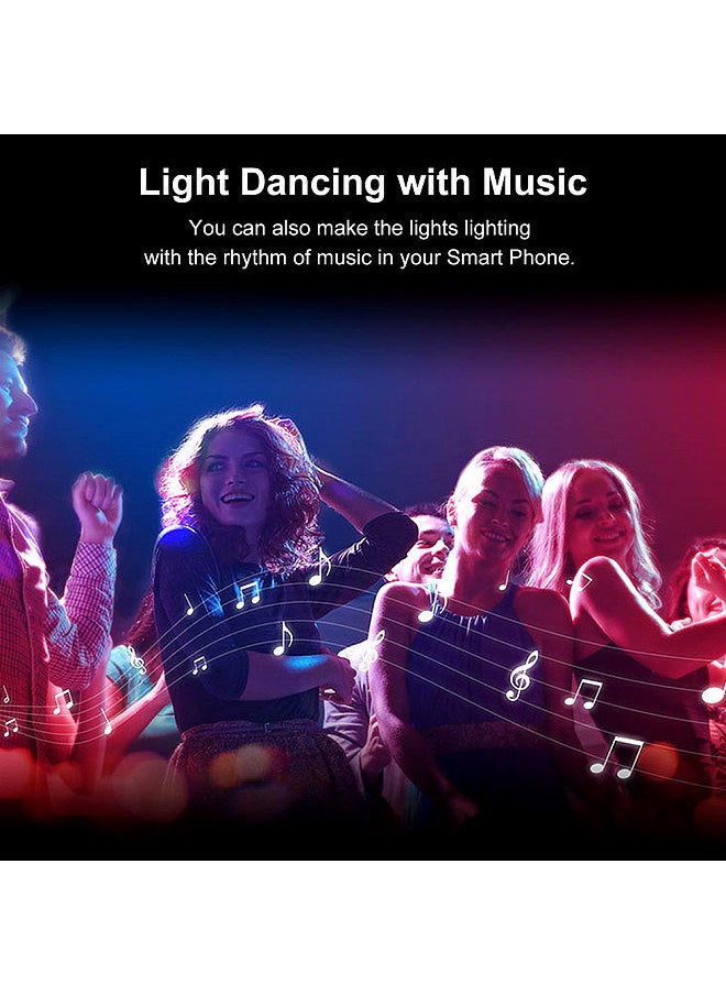 WIFI LED Strip Lights Kit 10m/32.8ft Length RGB Smart Light Strip Tuya APP Remote Control Dimmable Changing Color Compatible With Amazon Alexa Google Home for Bar Home Decoration