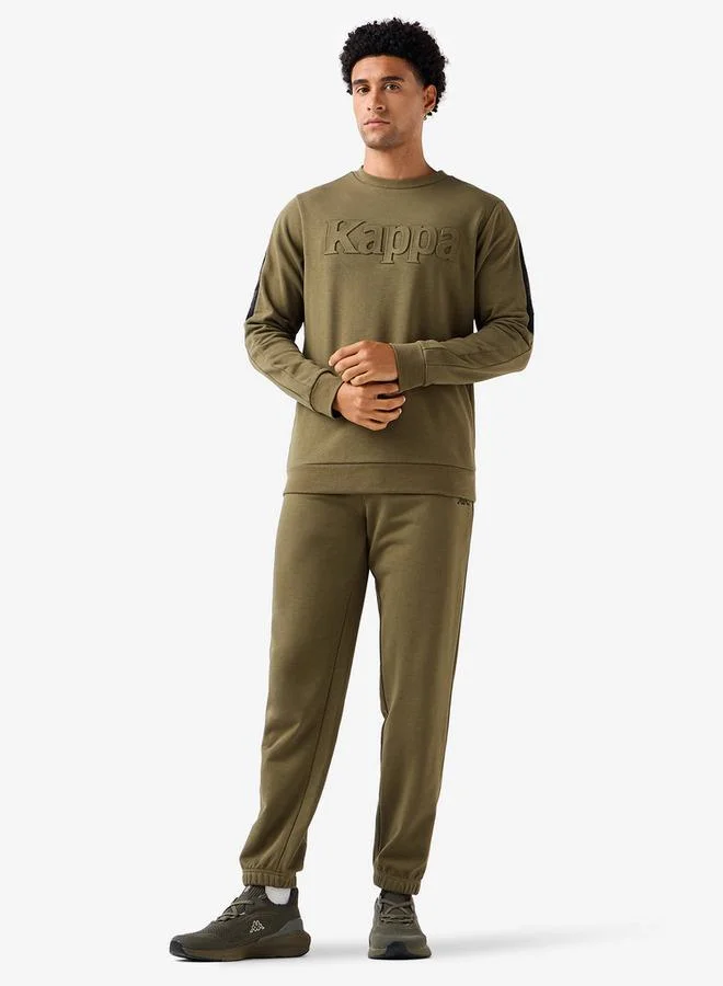 Kappa Kappa Men Regular Fit Logo Embossed Sweatshirt