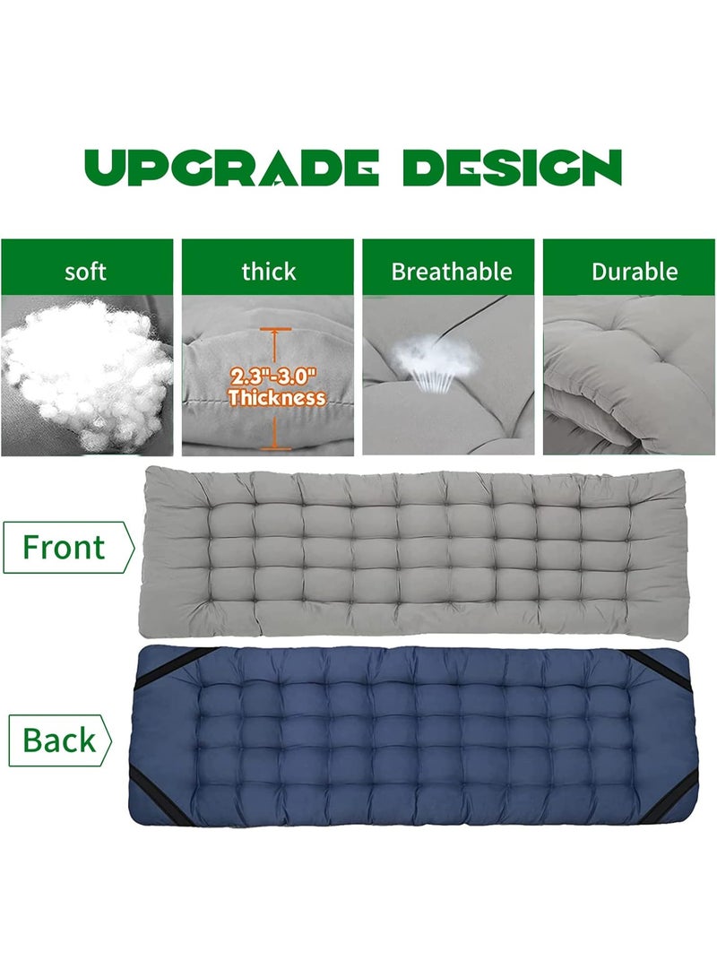 BLOOMING TIME Portable Camping Cot, Sleeping Cot for Adult, 190*71cm Extra Wide Heavy Duty Folding Cot - Image 2
