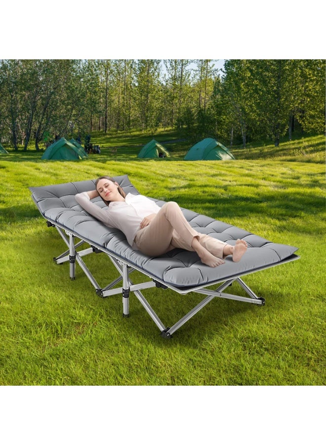 BLOOMING TIME Portable Camping Cot, Sleeping Cot for Adult, 190*71cm Extra Wide Heavy Duty Folding Cot - Image 5