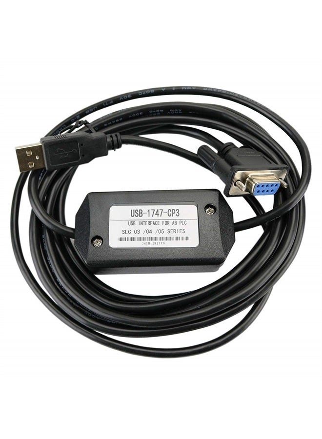 Twinkle Bay PLC Programming Cable Compatible with AB USB-1747-CP3 SLC 5/03 5/04 5/05 - Image 1
