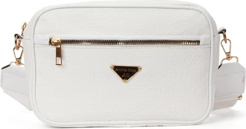 اديلينا باجز Women's Crossbody White Shoulder Bag Wallet Bag