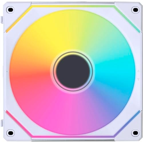 LIAN LI مروحة حالة Lian Li UNI FAN SL-Infinity ARGB PWM - 140 مم، 6.5 بوصة، مراوح كمبيوتر مكتبي، مروحة حالة - Image 2