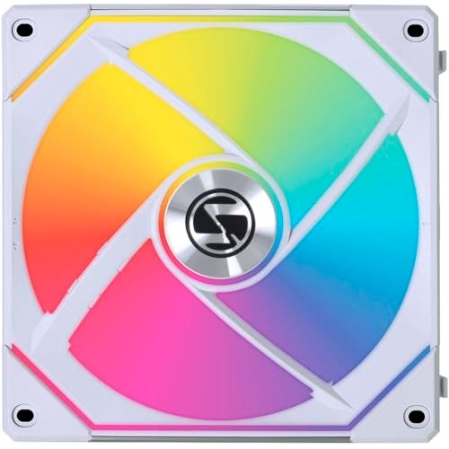 LIAN LI مروحة حالة Lian Li UNI FAN SL-Infinity ARGB PWM - 140 مم، 6.5 بوصة، مراوح كمبيوتر مكتبي، مروحة حالة - Image 3
