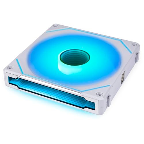 LIAN LI مروحة حالة Lian Li UNI FAN SL-Infinity ARGB PWM - 140 مم، 6.5 بوصة، مراوح كمبيوتر مكتبي، مروحة حالة - Image 1