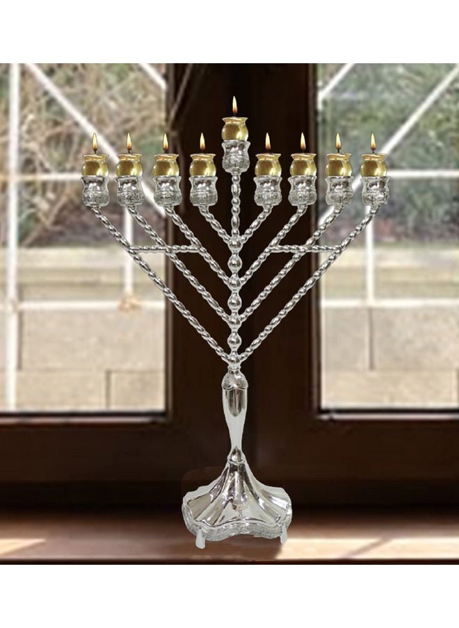 Ner Mitzvah Ner Mitzvah Hanukkah Menorah Glass Oil Cups - Elegant Holders for Oil for Shabbos and Chanukah - Durable Quality, Long-Lasting - Size #5 (9-Pack)  - Image 4