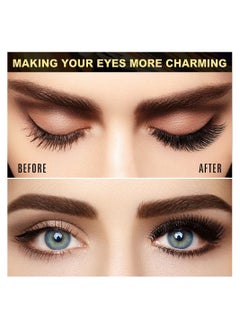 Generic Magnetic eyelashes without eyeliner, reusable magnetic false eyelashes natural look 3D dual magnets extension soft individual false eyelashes no glue with tweezers for women makeup  - Image 2
