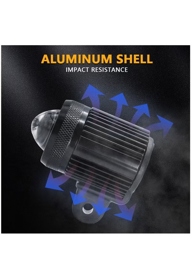 Bukela 60W 4 Modes of Lighting Motorcycle Fog Lights DRL Mini LED Driving Lights for Cars Tractor Off Road Boat Marine IP67(Single Pack) - Image 4