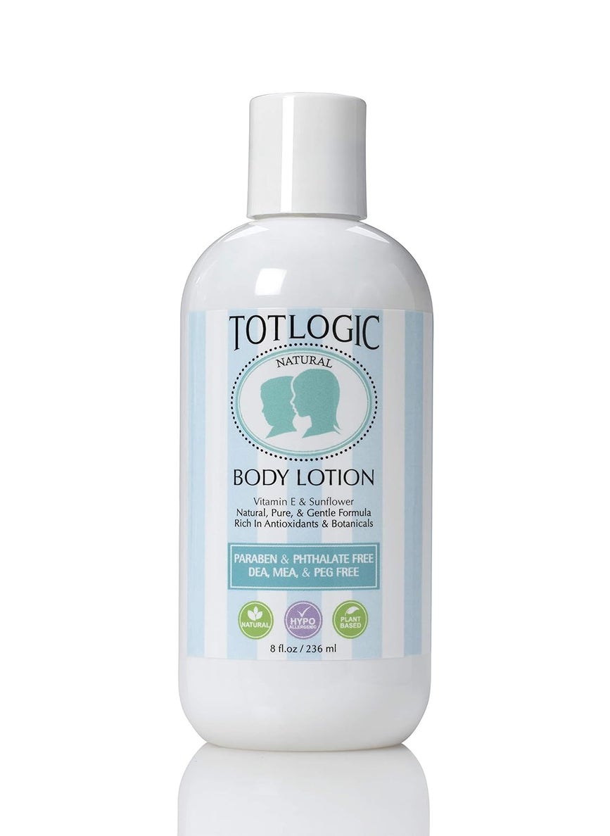 TotLogic - TotLogic Kids and Baby Safe Gentle Body Lotion  8 oz Original  Scented with Natural Essential Oils  Plant Based Formula for Dry Skin - Image 1