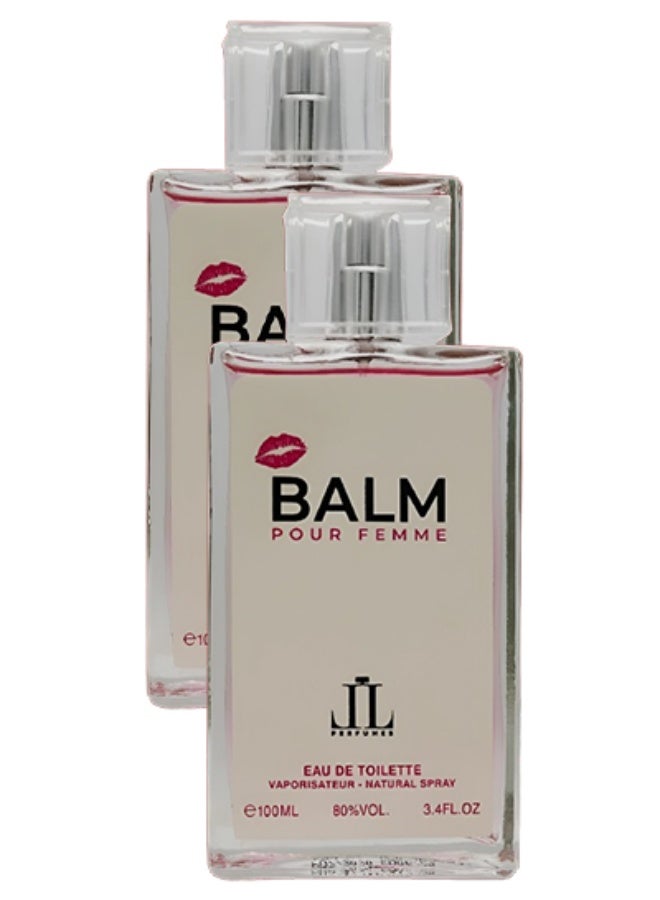 بالم 2 قطع عطر بالم للنساء 100 مل - Image 1