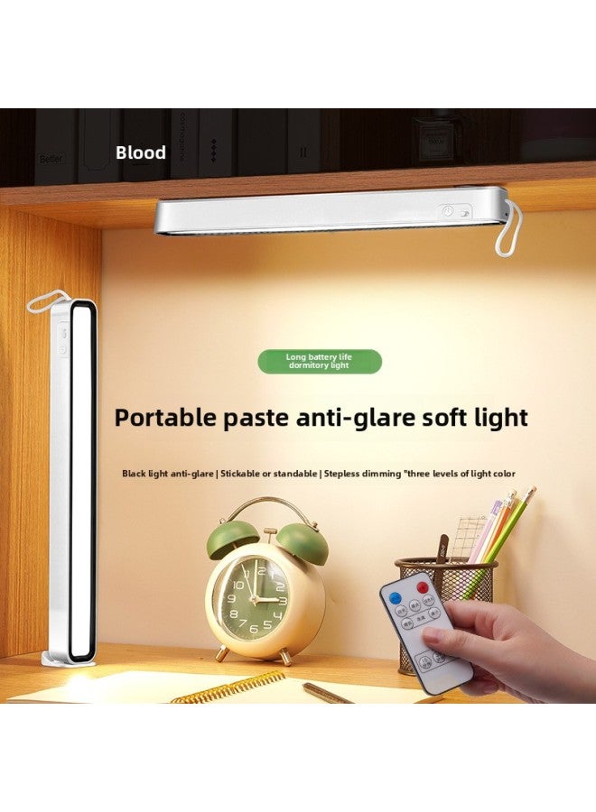 Cool Cool Desk Lamp Led School Bedroom Dormitory Learning Desk Lamp Intelligent Reading Eye Protection Lamp Remote Control Long Battery Life 