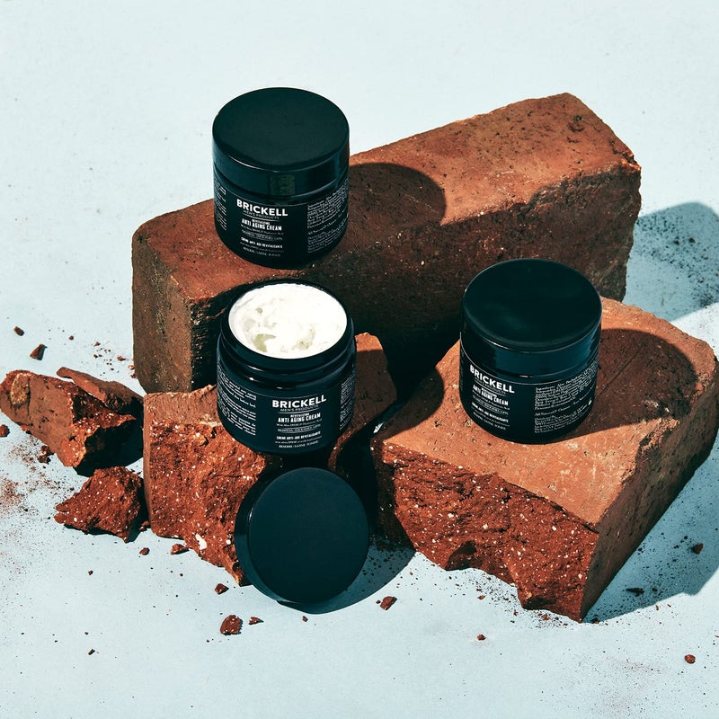 Brickell Men's Products Brickell Men's Revitalizing Anti-Aging Cream For Men, Face Moisturizer For Face To Reduce Fine Lines and Wrinkles, Natural and Organic Anti Wrinkle Night Face Cream, 2 Ounce, Scented - Image 5