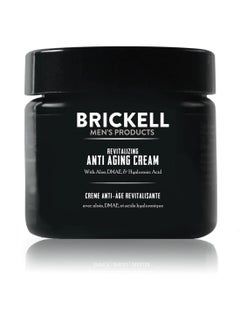 Brickell Men's Products Brickell Men's Revitalizing Anti-Aging Cream For Men, Face Moisturizer For Face To Reduce Fine Lines and Wrinkles, Natural and Organic Anti Wrinkle Night Face Cream, 2 Ounce, Scented  - Image 1