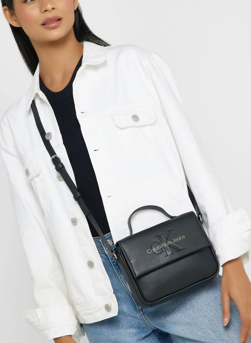 Calvin Klein Jeans Monogram Detailed Crossbody