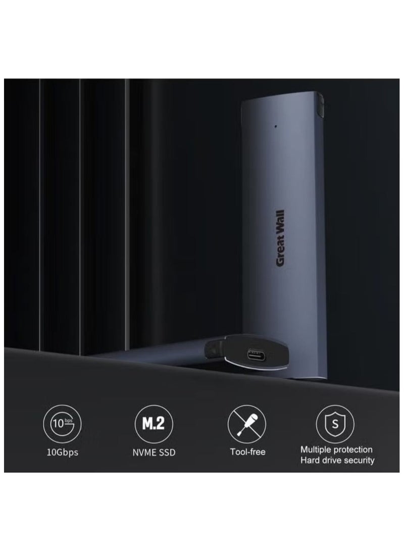 Great Wall HE301 M.2 NVME Hard Drive Docking Station Enclosure Adapter - Image 5