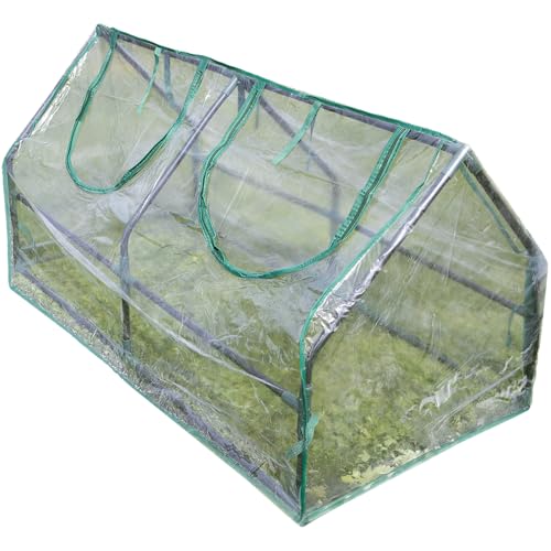 Zenport SH3212A Garden Cold Frame Greenhouse Cloche for Easy Access Protected Gardening - Image 3