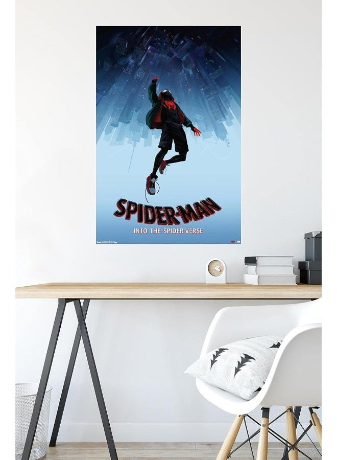 Trends International Marvel Spider-Man - Into The Spider-Verse - Falling Wall Poster, 22.375" x 34", Premium Unframed Version - Image 4