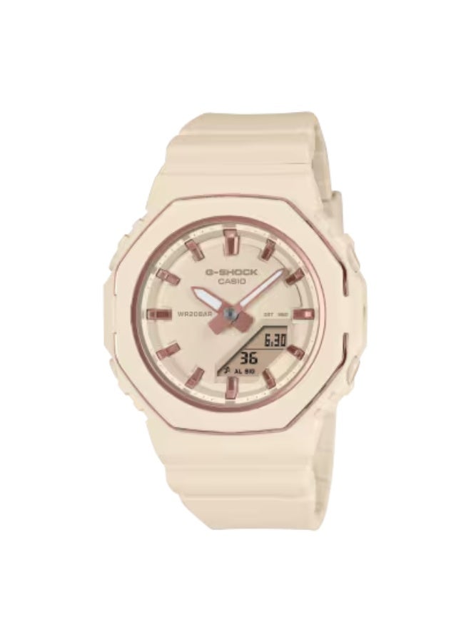 كاسيو ساعة كاسيو جي-شوك رقمية للنساء | GMA-P2110-4ADR | هيكل وسوار ريزين باللون الوردي، مقاومة للصدمات، مقاومة للماء ‎200 متر، إضاءة LED، ستوب ووتش، عدّ تنازلي، التوقيت العالمي، منبّهات يومية – ساعة رياضية أنيقة ومتينة