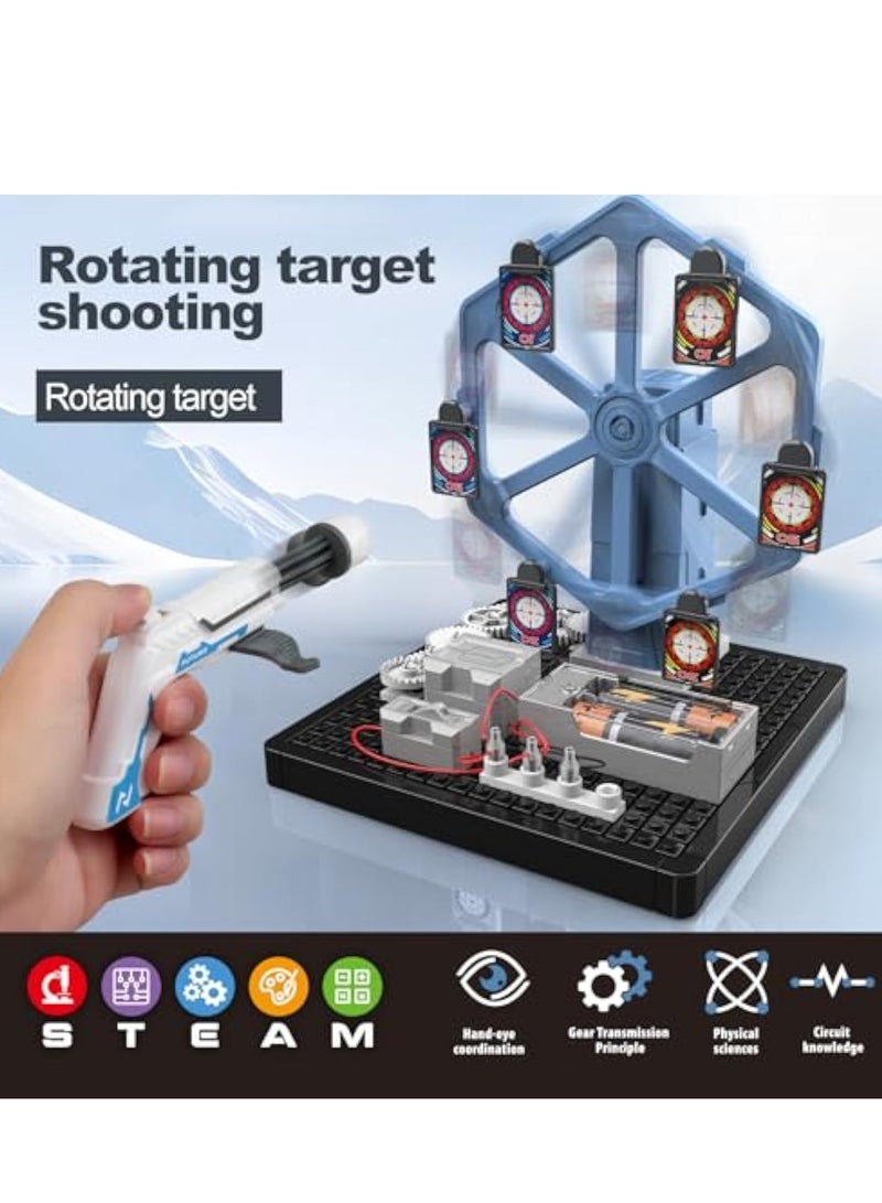 Take Apart Bow and Arrow Rotating STEM Circuit Kits Toys for 8 9 10 11 12 Years Old Boys Girls, Educational Science Circuit Blocks Electronic Blocks DIY Gifts Toys - Image 4