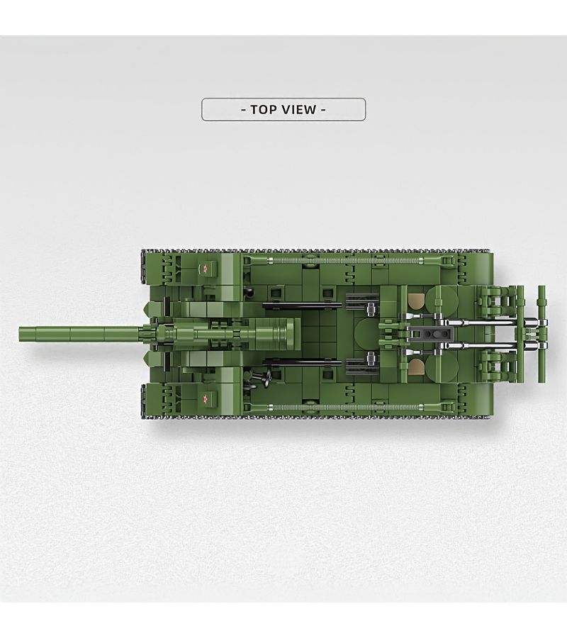 885pcs S51 Self Propelled Artillery Model Kit For Adults And Teens Collection Display Education Historical War Game 14 Plus Model 300030 - Image 4