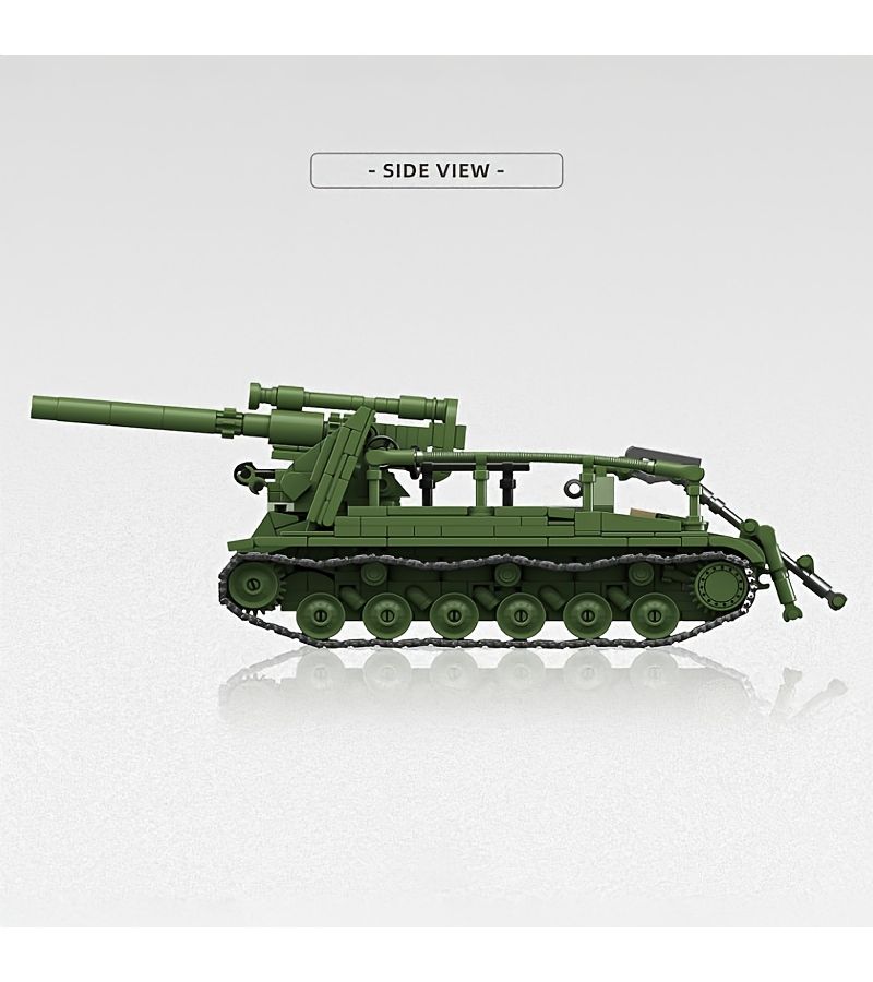 885pcs S51 Self Propelled Artillery Model Kit For Adults And Teens Collection Display Education Historical War Game 14 Plus Model 300030 - Image 5