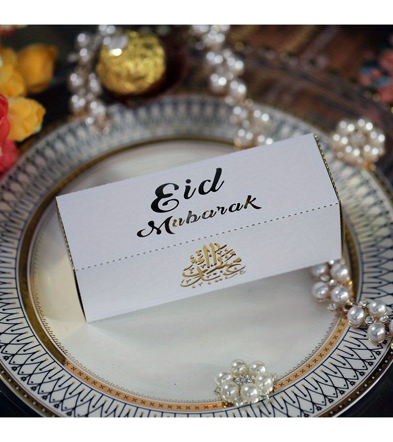 White 20 Pieces Eid Ramadan Gift Boxes for Party Favors - Image 3