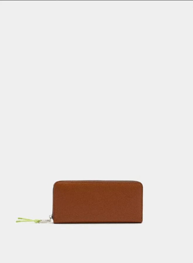 بارفوا محفظة بنسيج وسحاب مغلق