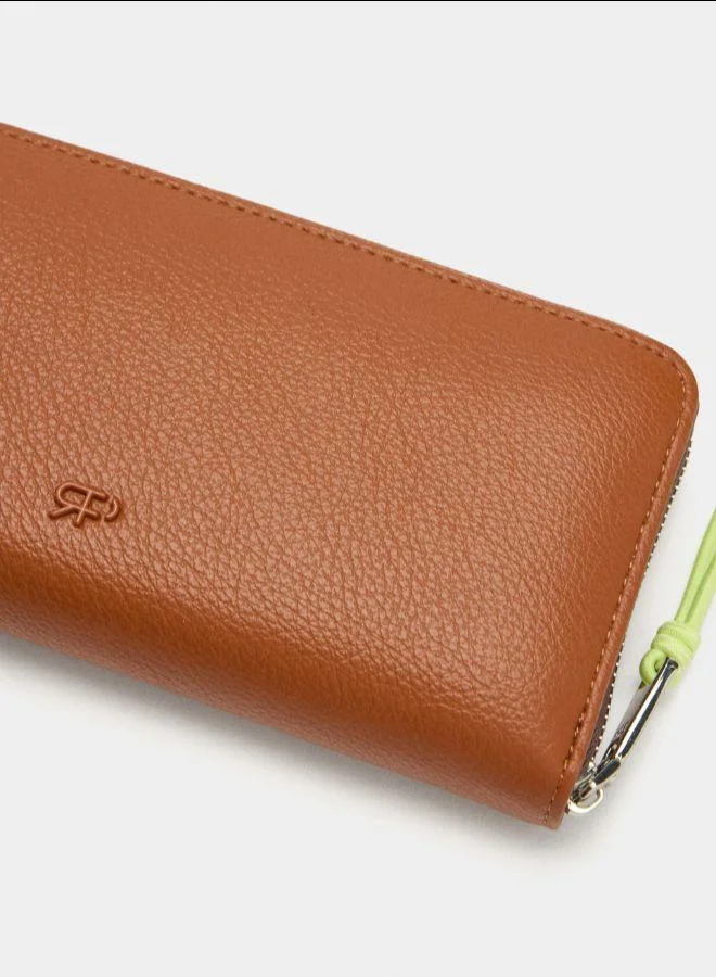 بارفوا محفظة بنسيج وسحاب مغلق