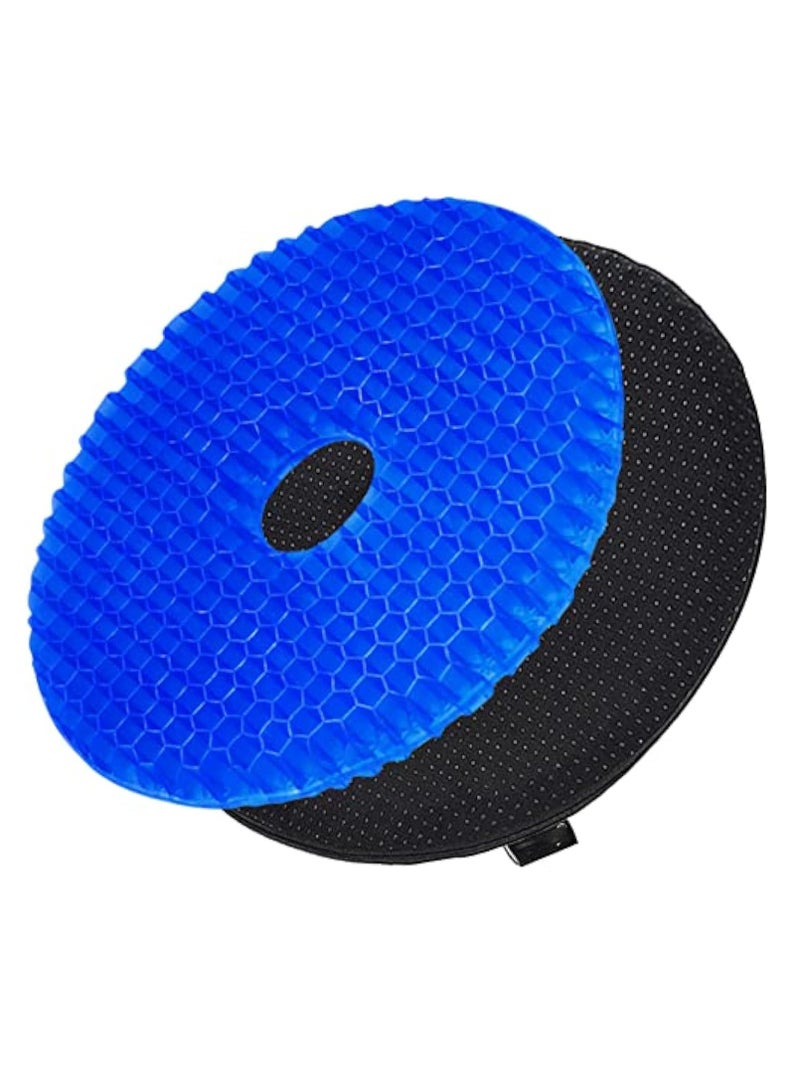 KASTWAVE Donut Pillow for Tailbone Pain, Gel Seat Cushion, Donut Cushion Hemorrhoid Relief Butt Cushion, Pain Relief Desk Chair Cushion, Breathable Honeycomb Office Chair Car Gel Cushion for Bed Sores Sciatica - Image 1
