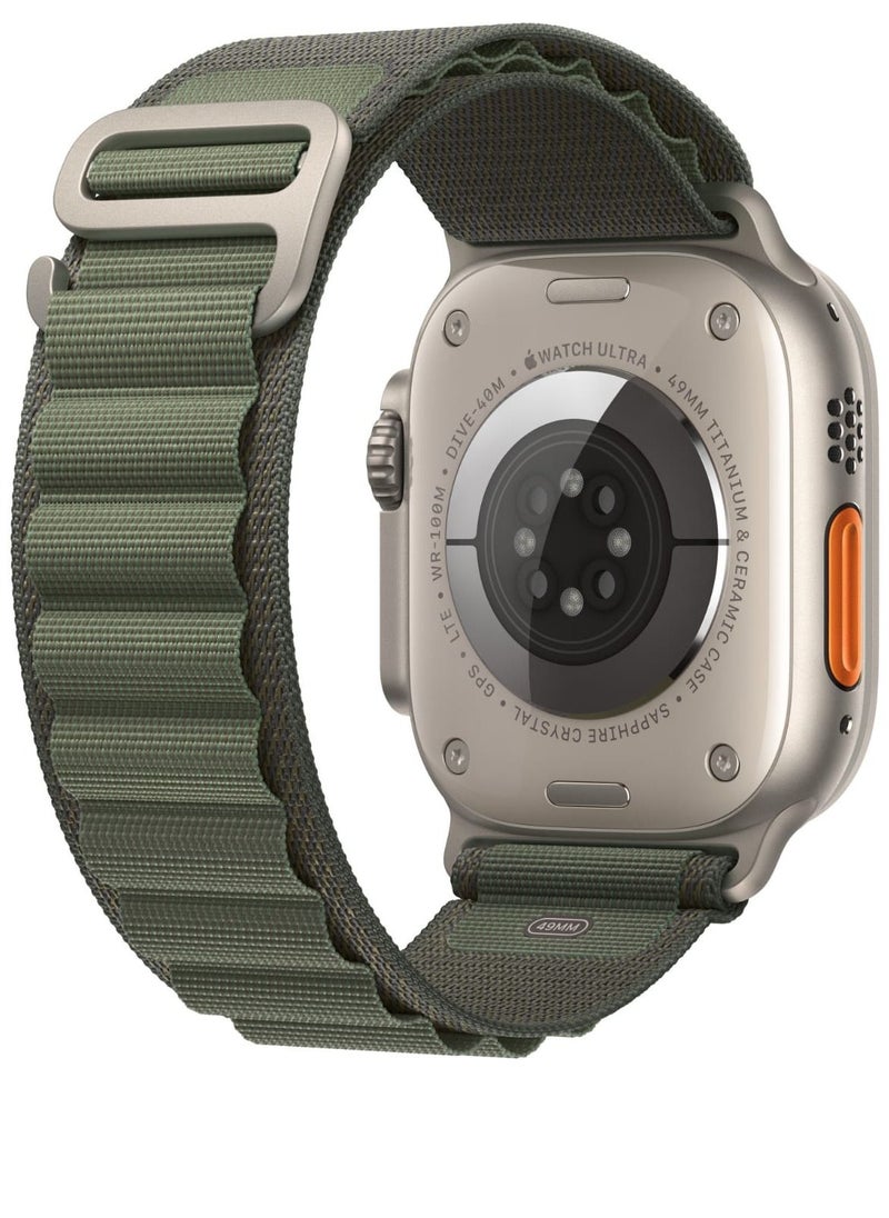 Generic - New version Apple watch band, dark green color  size ultra 49mm - Image 1
