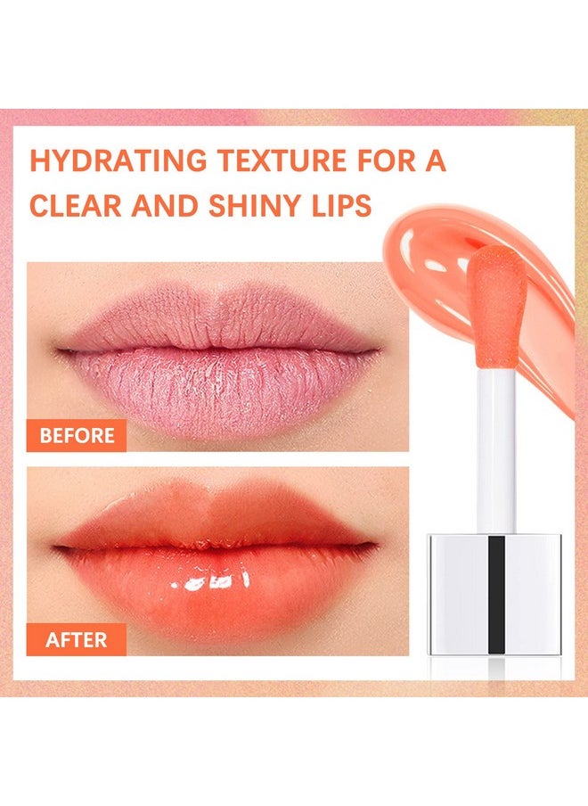 AIQIUSHA Lip Oillip Glow Oilplumping Lip Oil Tintedhydrating Gloss Tinted Lip Balmlong Lasting Nourishing Nonsticky Fresh Texture For Color Reviver (Raspberry)  - Image 3
