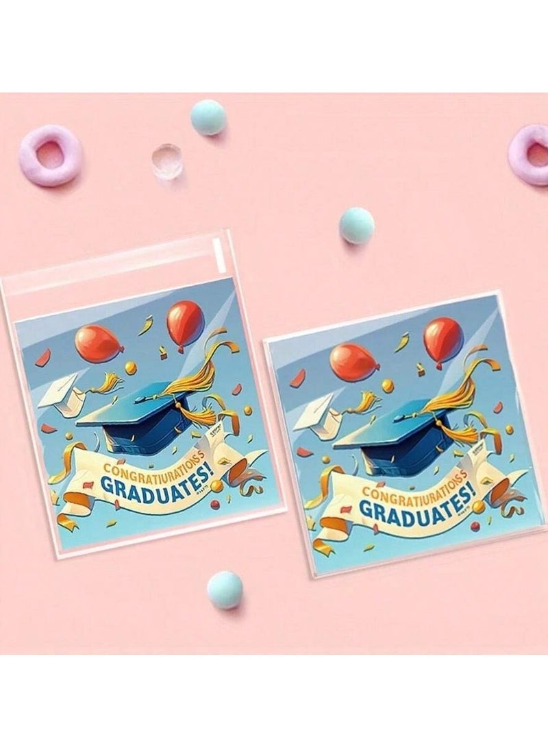 توزيعات تخرج اكياس لتوزيع هدايا التخرج تناسب حفلات تخرج المدارس والجامعات 50 كيس لتقديم جميع انواع الهدايا - Image 3
