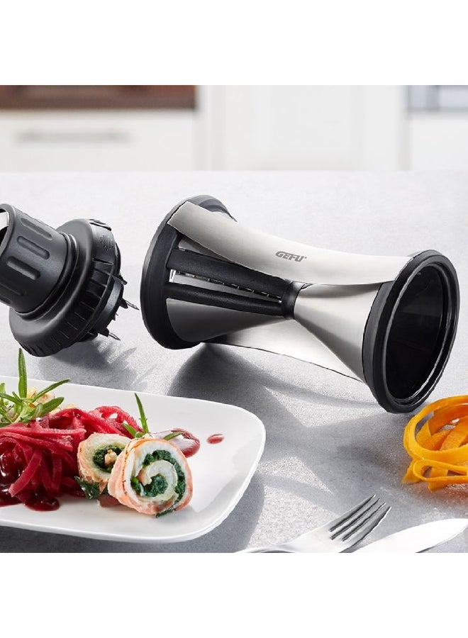 غيفو سبيريلي إكس إل بليد الياباني مقشرة الخضار بشكل حلزوني اللون فضي وأسود 13700 - Image 3